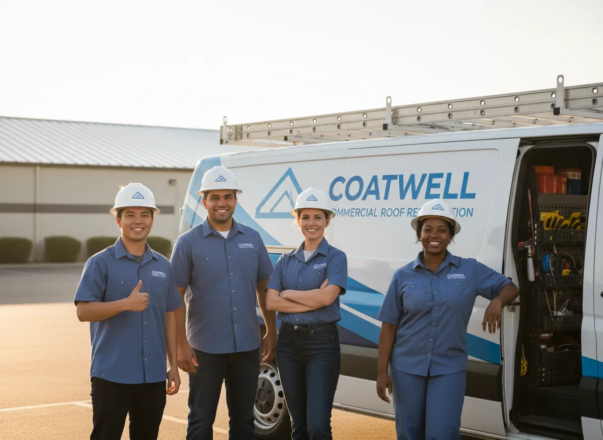 Commercial roof coating company in Whitefield, OK